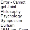 Group print taken at a joint philosophy/psychology symposium on ‘repression and forgetting’ by the Aristotelian Society and the British Psychological Society, Durham, 1914.